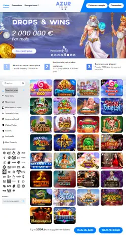 l'application et interface ARCANEBET CASINO