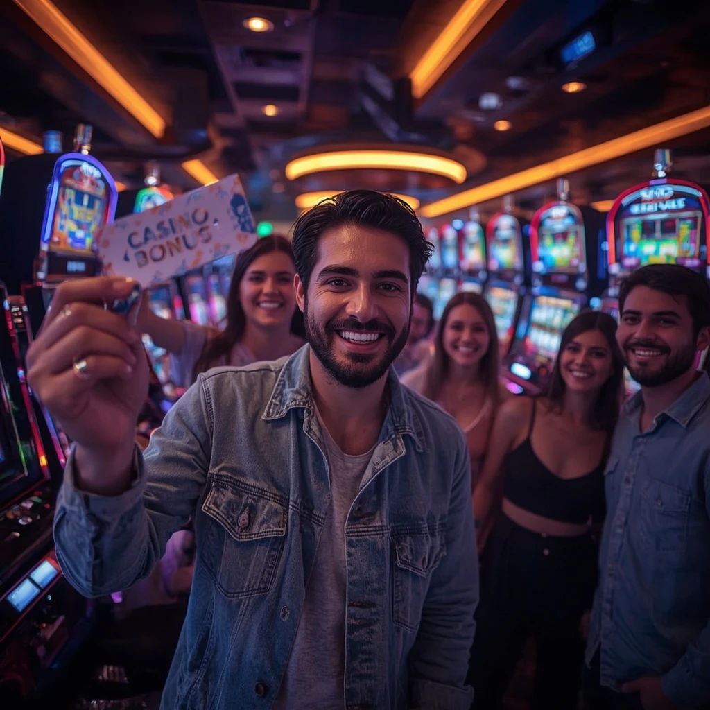 personne tenant un bonus Arcanebet Casino