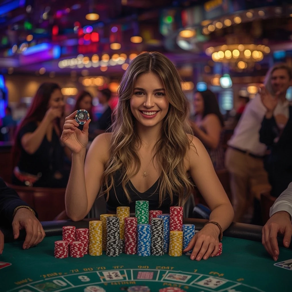 bonus dans les mains de l'homme au casino ARCANEBET CASINO